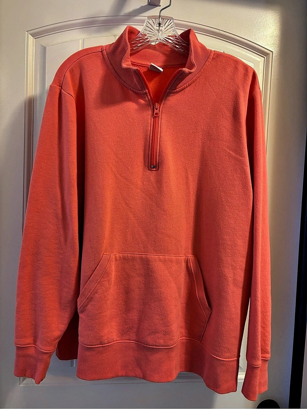 Amazon Essentials Quarter Zip Pullover Orange XXL Like New